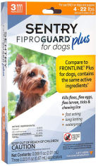 Акция на Капли FiproGuard Plus от блох, клещей и вшей для собак весом до 10 кг 1 пипетка (2.01 мл) от Stylus