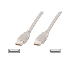 Акция на Кабель USB-USB 2.0 AM/AM Atcom 1.8m White от Allo UA