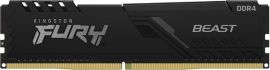 Акция на Память для ПК Kingston DDR4 2666 16GB Kingston Fury Beast (KF426C16BB/16) от MOYO