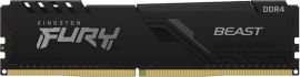 Акция на Память для ПК Kingston DDR4 2666 8GB Kingston Fury Beast (KF426C16BB/8) от MOYO