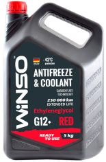 Акция на Антифриз Winso Red G12+ -42 °С 5 кг Красный (880910) от Rozetka
