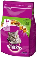 Акция на Сухой корм для взрослых кошек Whiskas с ягненком 14кг (5900951014376) от Stylus