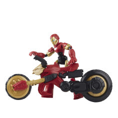 Акція на Фигурка Hasbro Marvel Avengers Железный человек на мотоцикле F02445L0 ТМ: Marvel Avengers від Antoshka