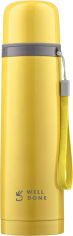 Акция на Термос вакуумный Well Done жёлтый 0.5 литра (WD-7145Y) от Rozetka
