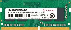 Акция на Память для ноутбука Transcend DDR4 3200 4GB SO-DIMM (JM3200HSD-4G) от MOYO