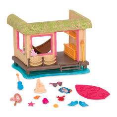 Акция на Игровой набор Li'l Woodzeez Пляжный домик (6252Z) от Будинок іграшок