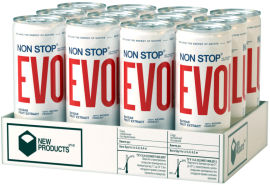 Акция на Упаковка безалкогольного энергетического напитка Non Stop Evo Original 0.25 л х 12 банок (4820097898658) от Rozetka