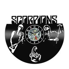 Акция на Часы настенные WHICH.BLACK Scorpions 30 см Винил от Allo UA