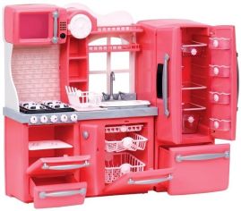 Акция на Набор мебели Our Generation Кухня для гурманов 94 аксессуара розовая (BD37365Z) от MOYO