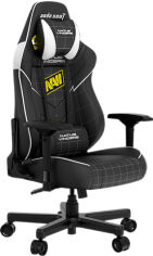 Акция на Кресло игровое Anda Seat NAVI Edition Size L Black (AD19-04-BW-PV) от Rozetka