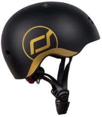 Акция на Шлем защитный детский Scoot and Ride, черный, с фонариком, 45-51см (XXS/XS) (SR-181206-BLACK) от Y.UA