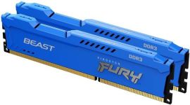 Акция на Память для ПК Kingston DDR3 1600 16GB KIT (8GBx2)  FURY Beast Blue от MOYO