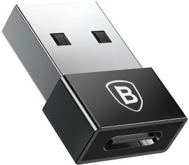 Акция на Baseus Adapter Usb to USB-C Exquisite Black (CATJQ-A01) от Stylus