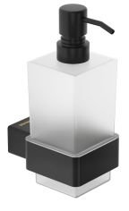 Акция на Дозатор для жидкого мыла GENWEC Pompei GW05 59 04 03 черный матовый от Rozetka