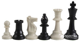 Акция на Шахматные фигуры Schach Queen Стаунтон Пластик Е21 без утяжелителя (20000000012827) от Rozetka UA