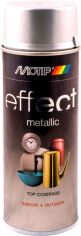 Акция на Эмаль аэрозольная с эффектом металлик Motip Deco Effect серебристый 400 мл (8711347216666) от Rozetka UA