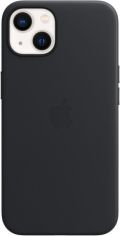 Акция на Чехол Apple для iPhone 13 Leather Case with MagSafe Midnight (MM183ZE/A) от MOYO