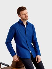 Акция на Рубашка O'STIN Casual MS1TB565S-65 S Ярко-Синяя (2990034051797) от Rozetka UA