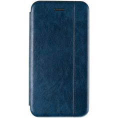 Акция на Кожаный чехол-книжка Gelius Book Cover Leather для Xiaomi Mi Note 10 Blue от Allo UA