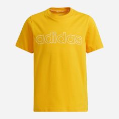 Акция на Футболка детская Adidas GS0192 128 см Желтая (4064057860921) от Rozetka