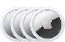 Акция на Брелок для поиска вещей и ключей Apple AirTag 4шт (MX542) от Stylus