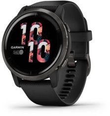 Акція на Garmin Venu 2 Slate Stainless Steel Bezel with Black Case and Silicone Band (010-02430-01) від Stylus