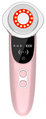 Акция на Массажер EMS для лица с эффектом лифтинга + фототерапия Bigsmile JHF-616 Pk розовый от Rozetka