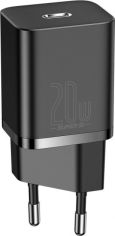 Акція на Baseus USB-C Wall Charger Super Si 20W Black (CCSUP-B01) від Stylus