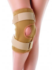 Акция на Бандаж коленного сустава Doctor Life с усилением размер L бежевый (KS-02) от Stylus
