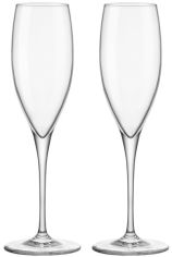 Акция на Набор бокалов Bormioli Rocco GALILEO SPARKLING WINES XLT для шампанского, 2*260 мл (170063GBL021990) от MOYO