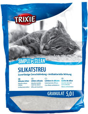 Акція на Наполнитель для кошачьего туалета Trixie SimplenClean Силикагелевый впитывающий 2.3 кг 5 л (4011905040264) від Rozetka UA