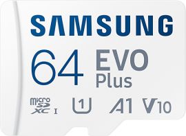 Акция на Samsung 64GB microSDXC Class 10 UHS-I U1 Evo Plus + adapter (MB-MC64KA/RU) от Stylus