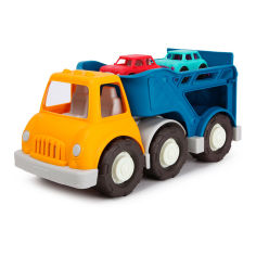 Акция на Набір машинок Battat Автовоз і дві машинки (VE1020Z) от Будинок іграшок