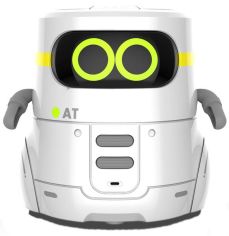 Акция на Умный робот AT-Robot с сенсорным управлением и обучающими карточками Белый на украинском языке (AT002-01-UKR) от Rozetka