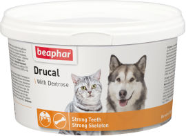 Акция на Минеральная смесь Beaphar Drucal для кошек и собак с ослабленной мускулатурой 250 г (12471) (8711231124718) от Rozetka