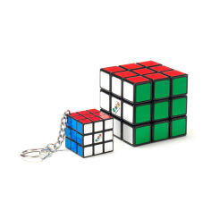 Акция на Набор головоломок Rubiks Кубик и мини кубик 3х3 и кольцом (6062800) от Будинок іграшок