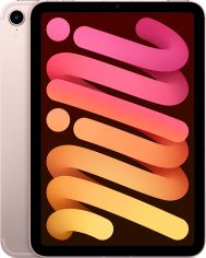 Акция на Apple iPad mini 6 8.3" 2021 Wi-Fi + Lte 64GB Pink (MLX43) от Stylus