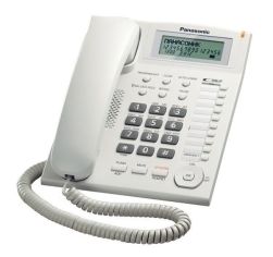 Акція на Телефон шнуровой Panasonic KX-TS2388UAW White від MOYO