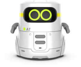 Акция на Умный робот с сенсорным управлением и обучающими карточками - AT-ROBOT 2 (белый, озвуч.укр) (AT002-01-UKR) от Stylus