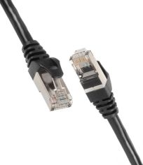 Акция на Патч-корд 2E Cat 6, S-FTP, RJ45, 4Х2 27AWG, 7/0.14 Cu, 0.20 m, PVC, Black (2E-PC6SFTPCOP-020BK) от MOYO