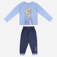 Акция на Пижама (футболка с длинными рукавами + штаны) Disney Frozen Ii 2200007683 98 см Светло-голубая (8445484018554) от Rozetka