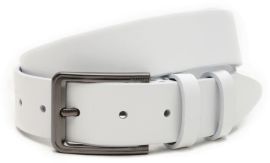 Акция на Мужской ремень Borsa Leather белый (V1125GX36-white) от Stylus