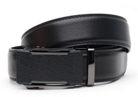 Акція на Мужской ремень Borsa Leather черный (V1GKX24-black) від Stylus