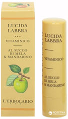 Акція на Витаминный блеск для губ Lerbolario на базе яблочного сока и мандарина 4.5 мл (8022328101391) від Rozetka UA