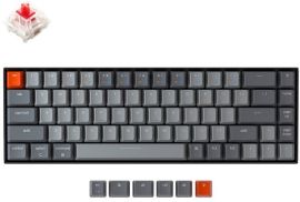 Акція на Клавиатура Keychron K6 68 Key Gateron White LED Red (K6O1_Keychron) від MOYO