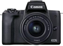 Акция на Фотоаппарат CANON EOS M50 Mark II + 15-45 мм f/3.5-6.3 IS STM Black(4728C043) от MOYO