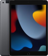 Акція на Apple iPad 9 10.2 "2 021 Wi-Fi + Lte 64GB Space Gray (MK663, MK473) від Y.UA