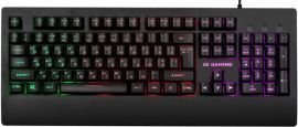 Акція на Игровая клавиатура 2E GAMING KG330 LED USB Black Ukr (2E-KG330UBK) від MOYO