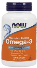 Акция на Now Foods Omega-3 Molecularly Distilled Softgels 100 caps от Stylus