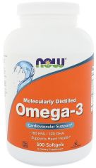 Акция на Now Foods Omega-3 Molecularly Distilled Softgels 500 caps от Stylus